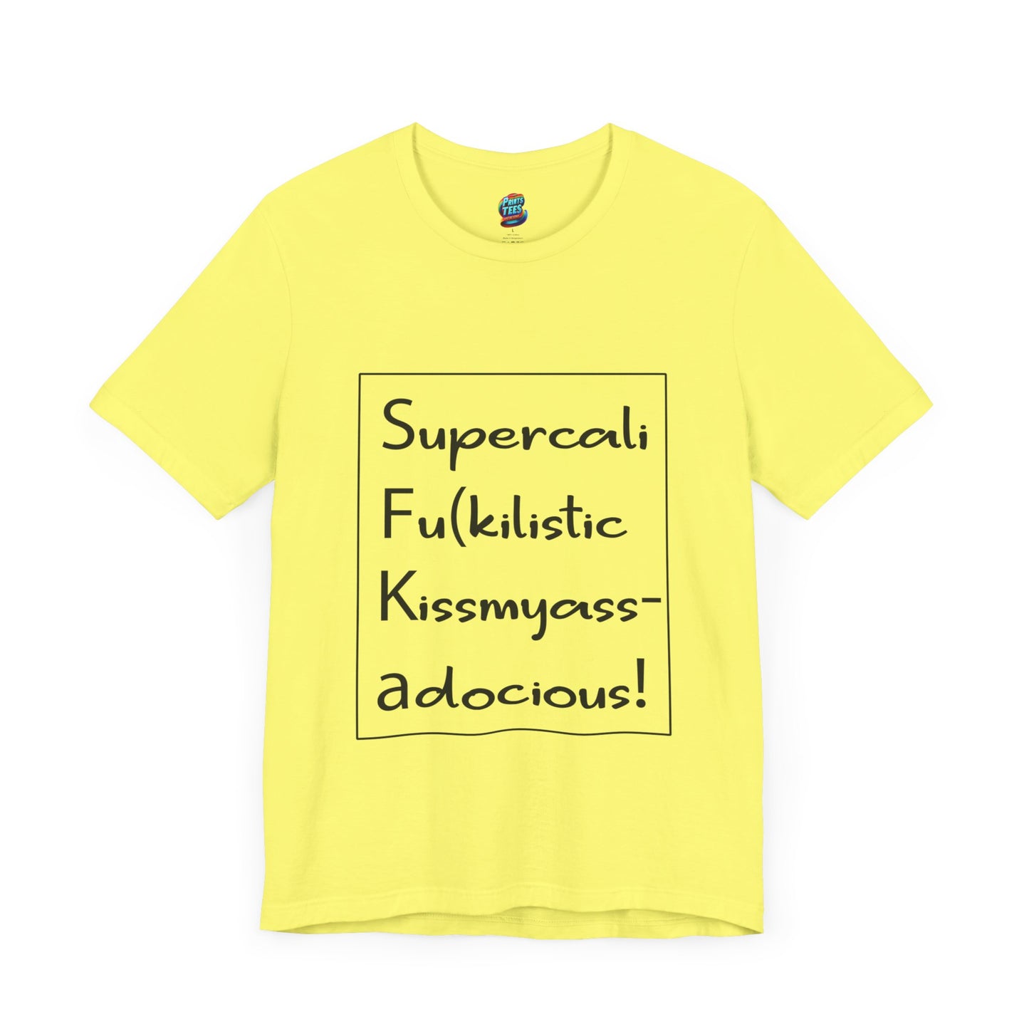 Supercalifu(kilistic-Jersey Knit T-Shirt