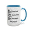 Ctrl-Alt-Del-Accent Coffee Mug (11, 15oz)