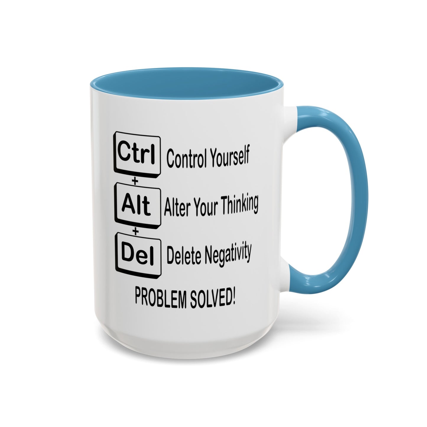 Ctrl-Alt-Del-Accent Coffee Mug (11, 15oz)