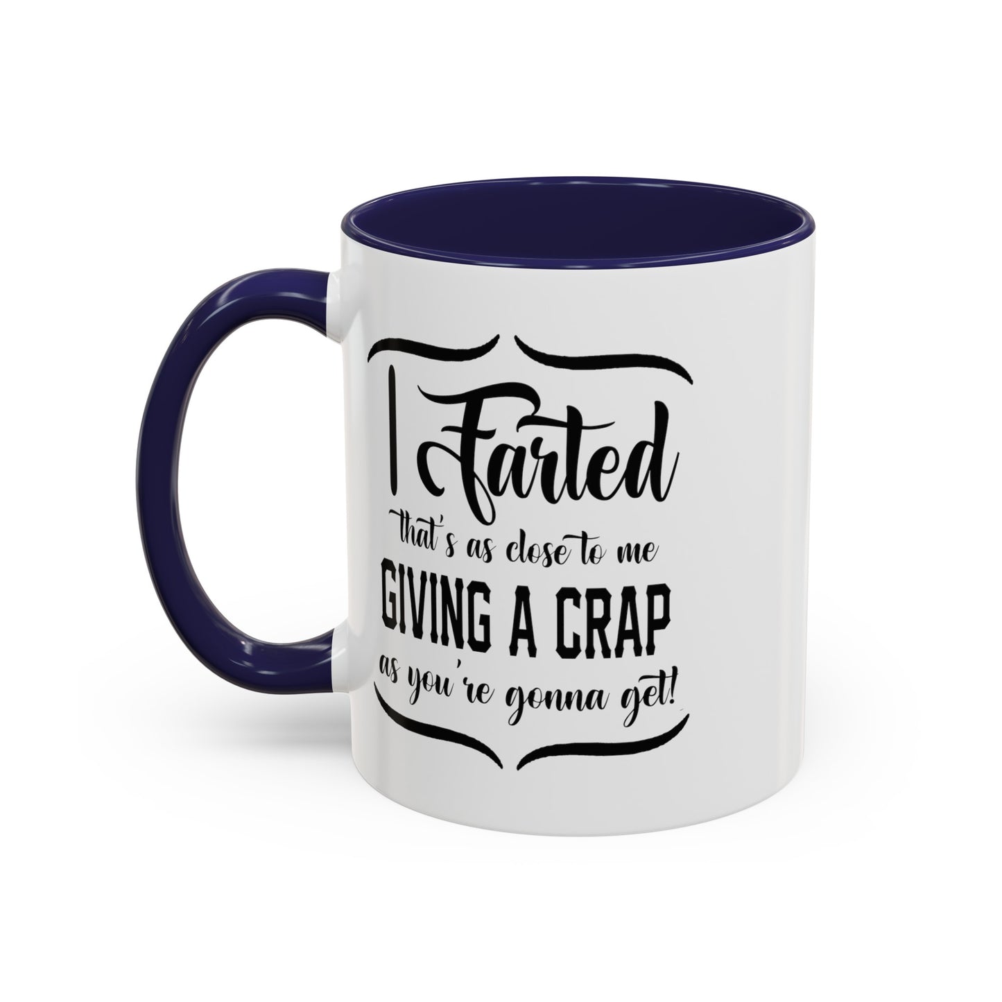Giving a Crap-Accent Coffee Mug (11, 15oz)
