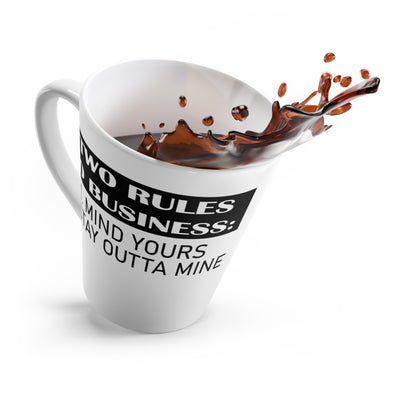 Business Rules-Latte Mug, 12oz