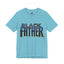 Black Father Panther Style-Jersey Knit T-Shirt