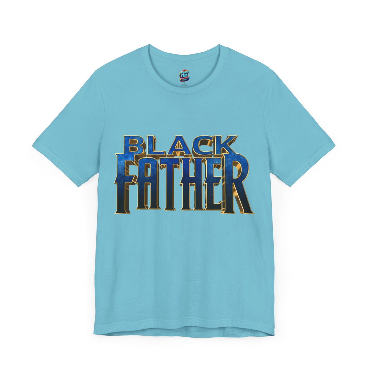 Black Father Panther Style-Jersey Knit T-Shirt