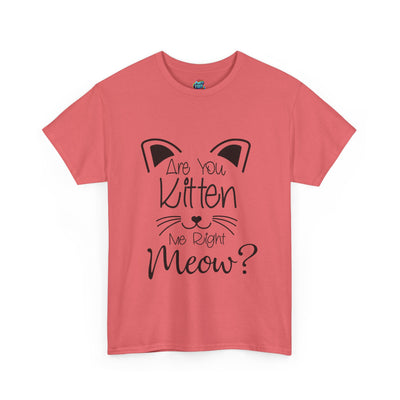 Are You Kitten Me Black-Heavy Cotton Classic Tee