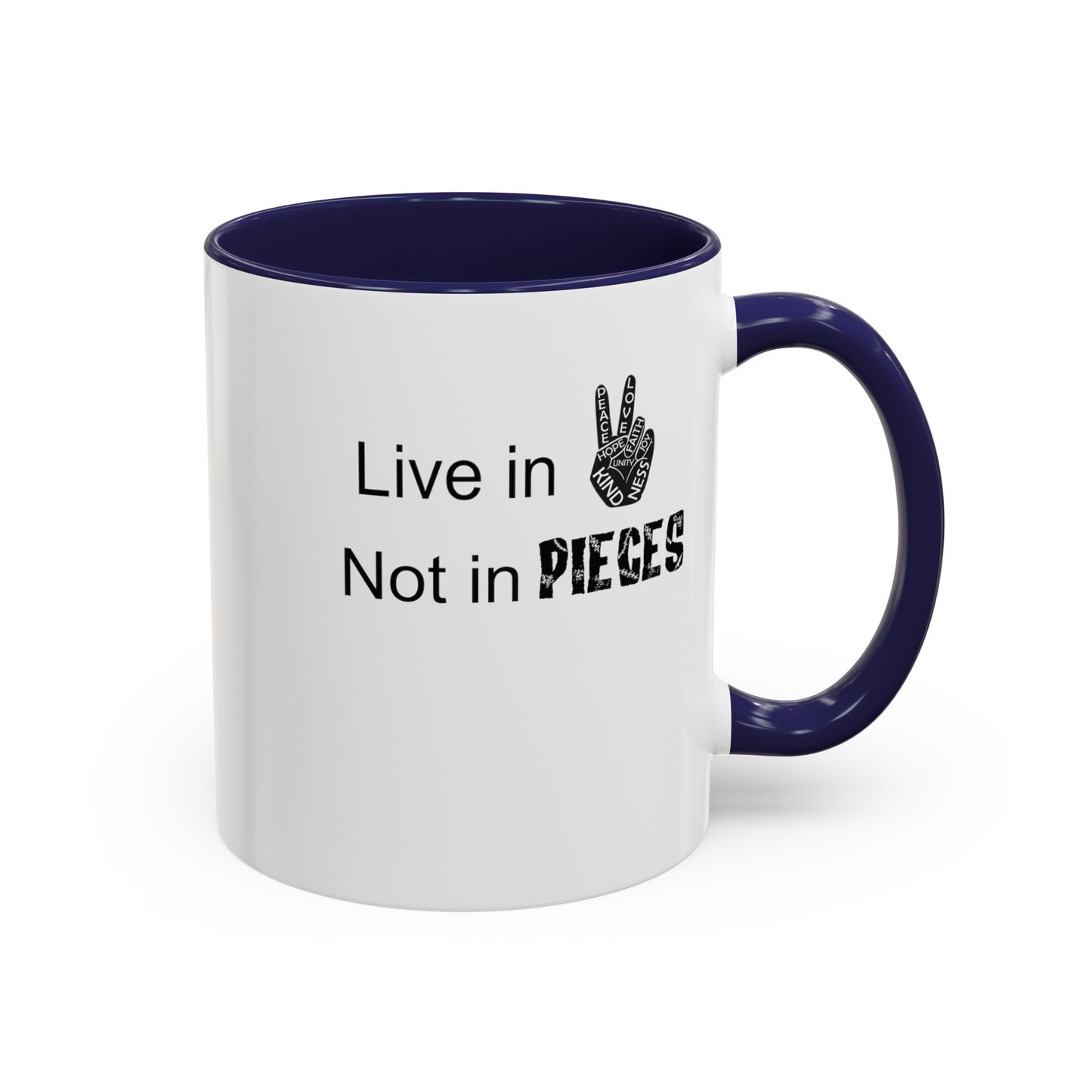 In Peace-Accent Coffee Mug (11, 15oz)