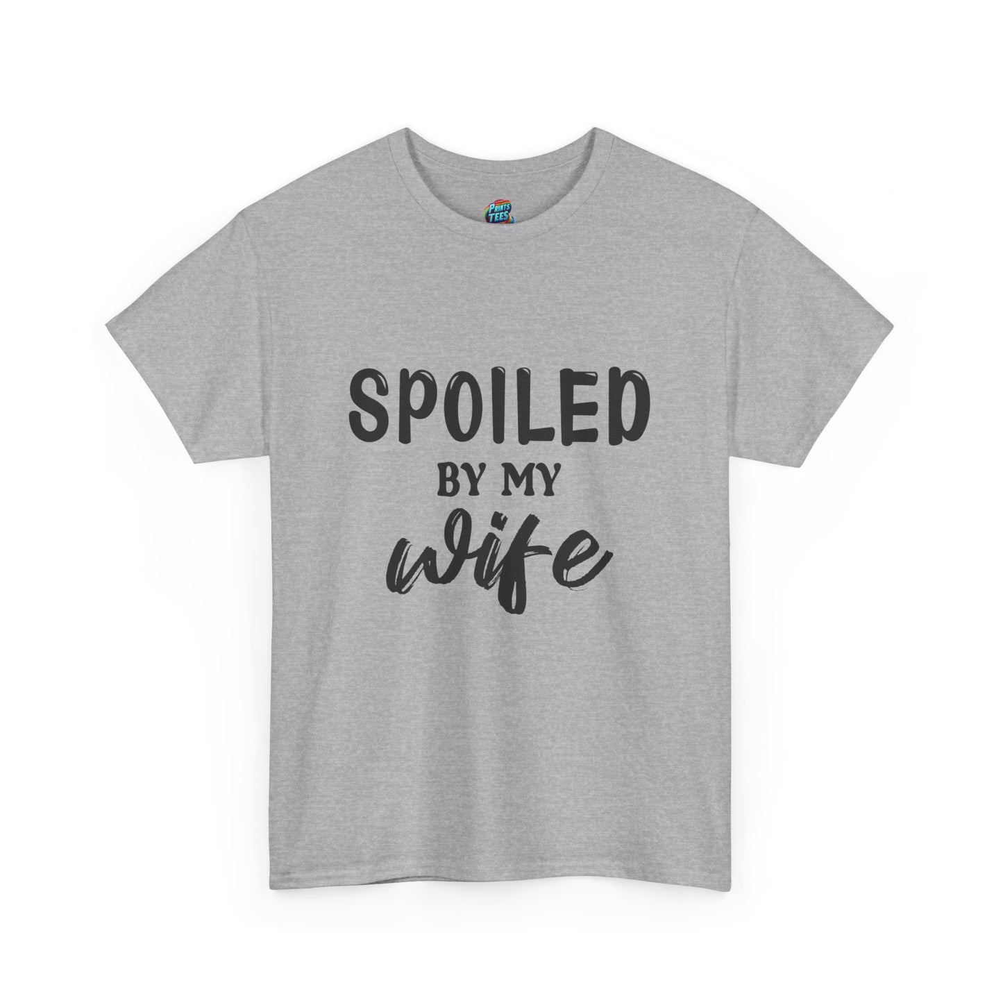 Spoiled by Wife-Heavy Cotton Classic Tee