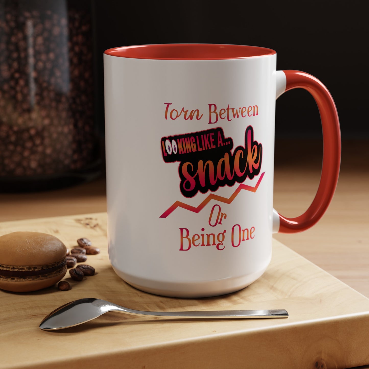 A Snack-Accent Coffee Mug (11, 15oz)
