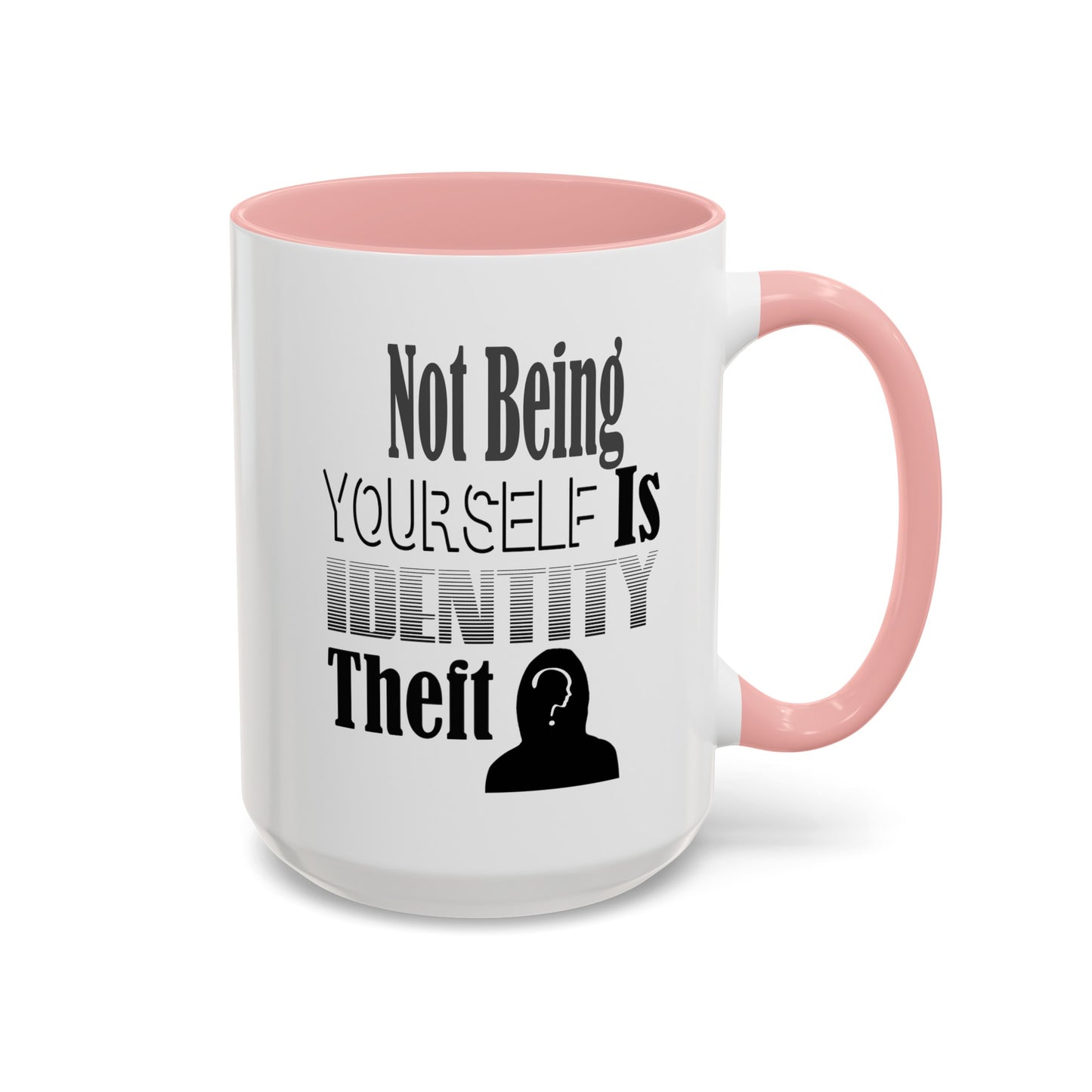 Identity Theft-Accent Coffee Mug (11, 15oz)