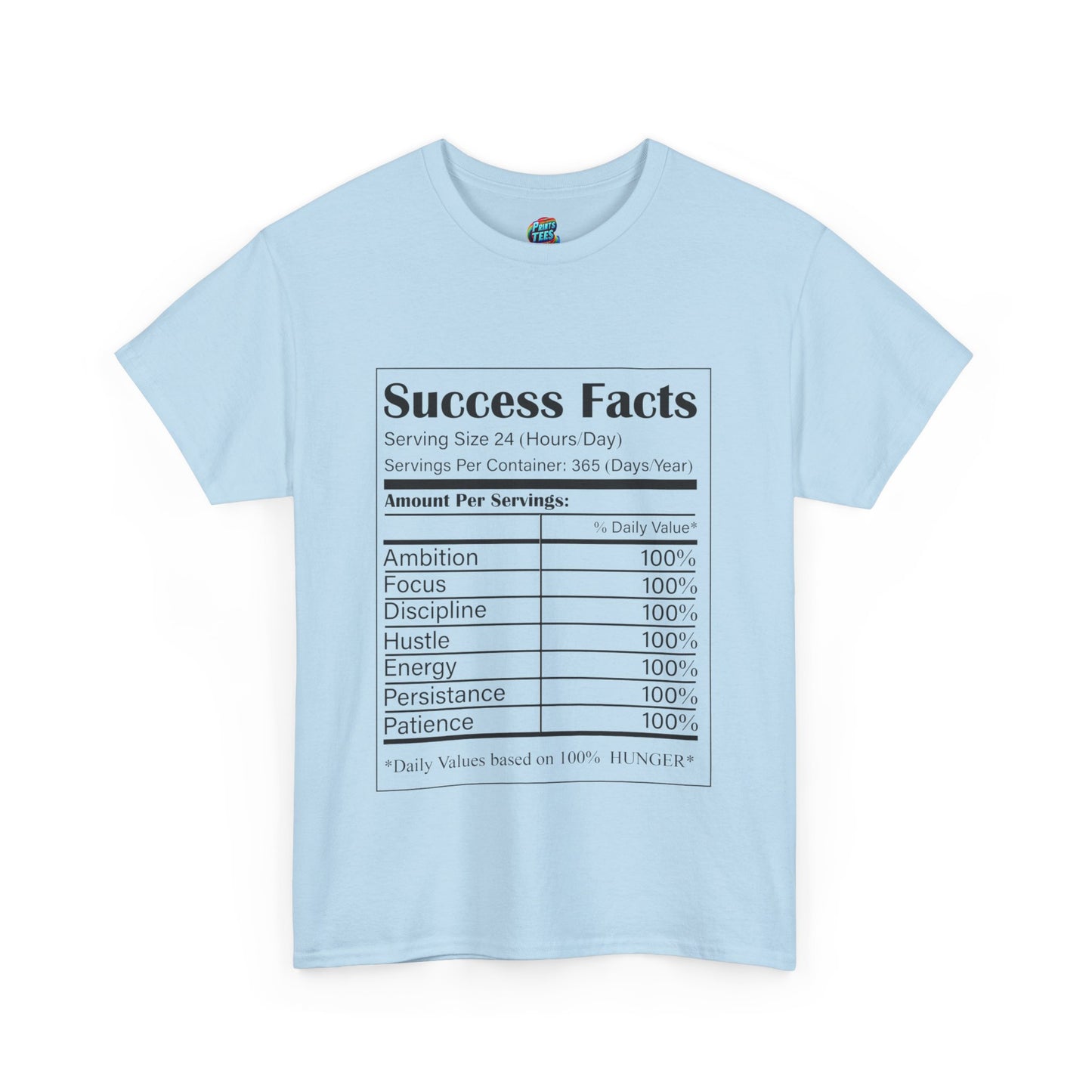 Success Facts-Heavy Cotton Classic Tee