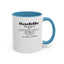 Baddie Definition-Accent Coffee Mug (11, 15oz)