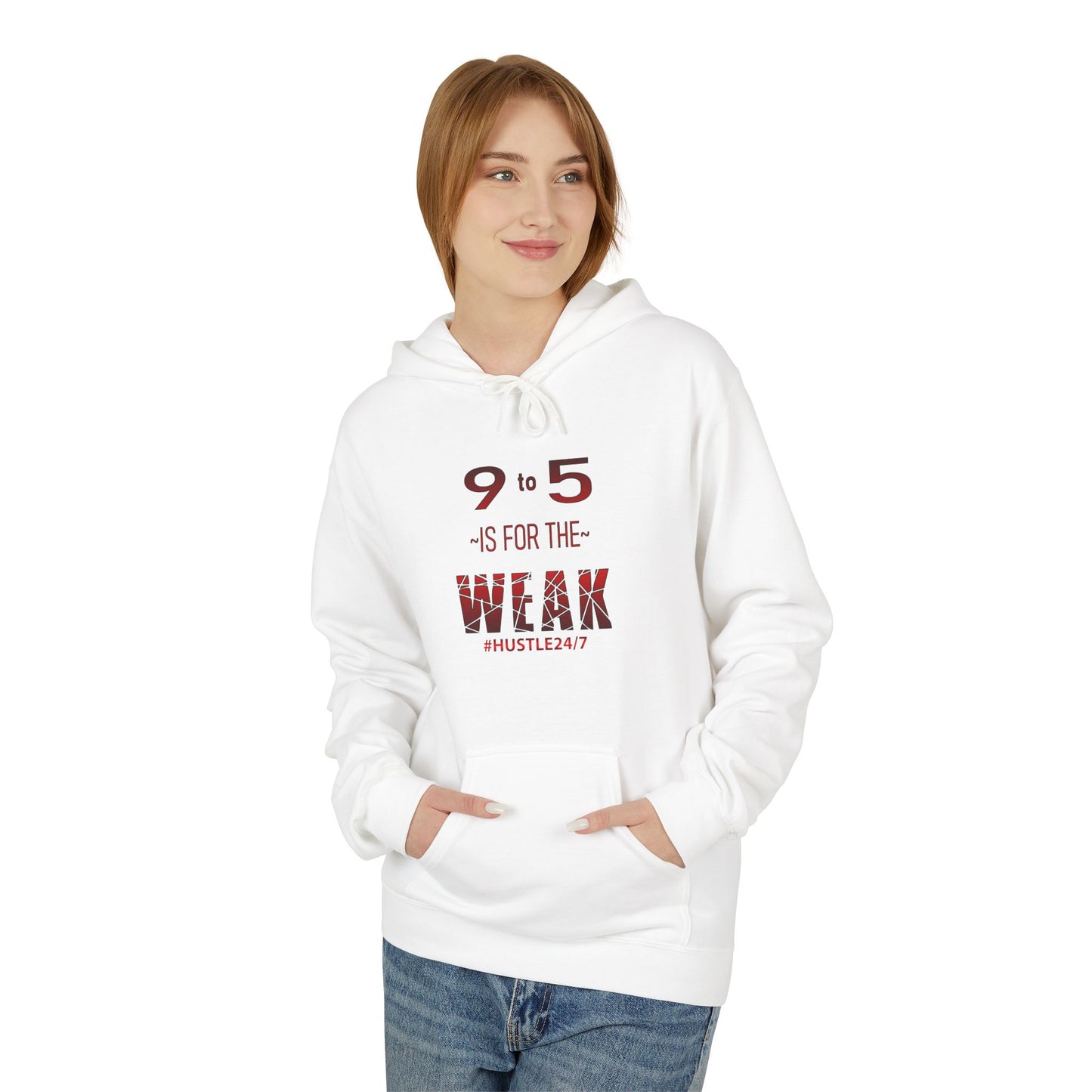 9 to 5-Midweight Softstyle Fleece Hoodie