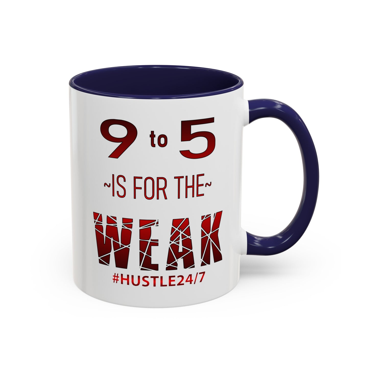 9 to 5-Accent Coffee Mug (11oz, 150z)