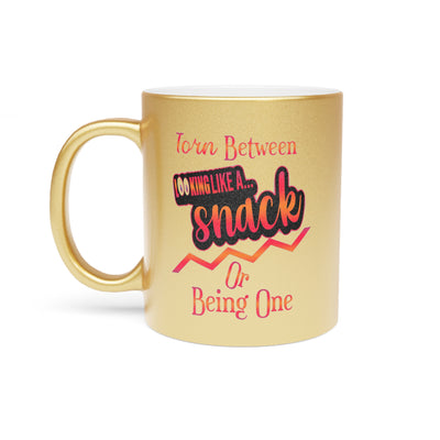 A Snack-11oz Metallic Snack Mug