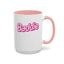 Pink Baddie-Accent Coffee Mug (11, 15oz)