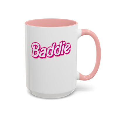 Pink Baddie-Accent Coffee Mug (11, 15oz)
