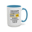 Christian Under Construction-Accent Coffee Mug (11, 15oz)