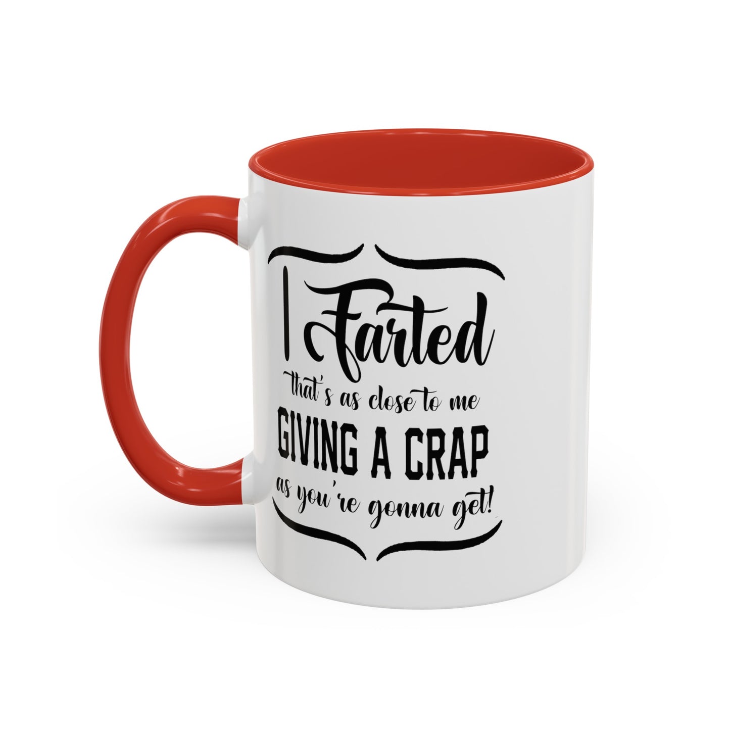 Giving a Crap-Accent Coffee Mug (11, 15oz)