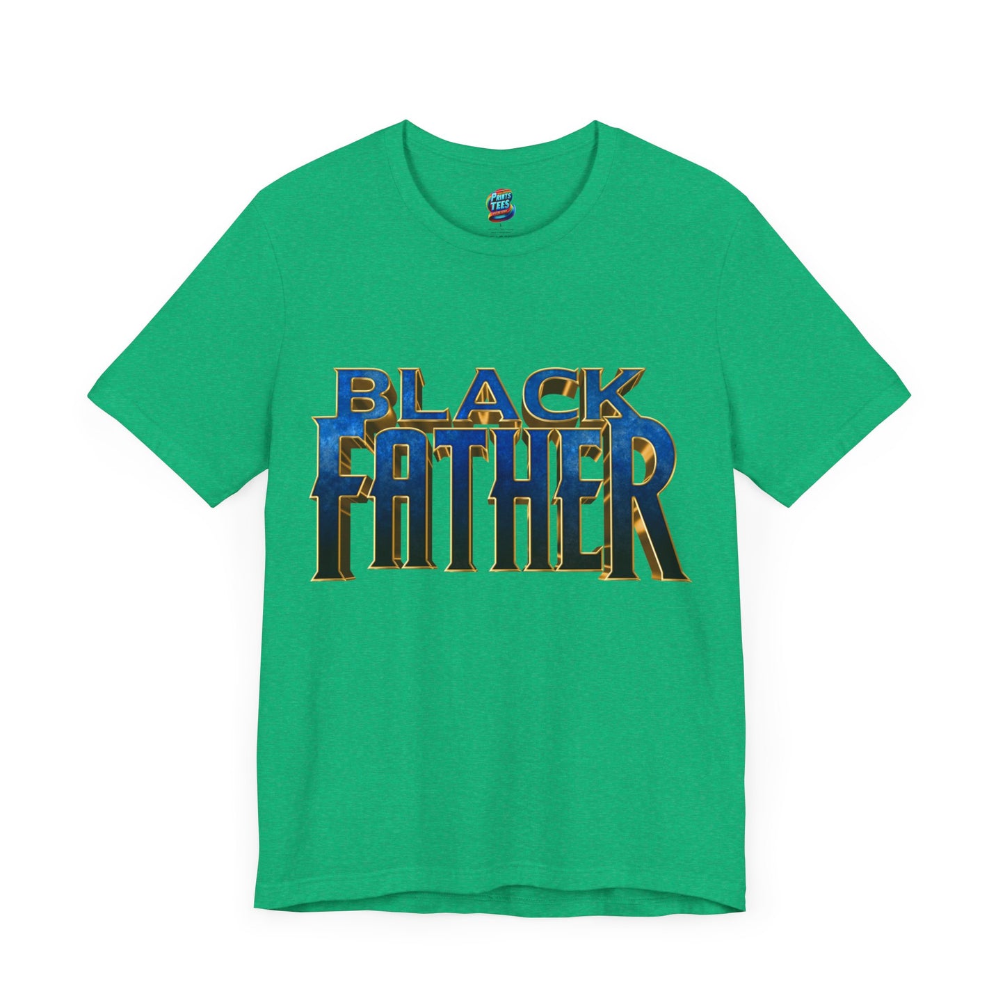 Black Father Panther Style-Jersey Knit T-Shirt