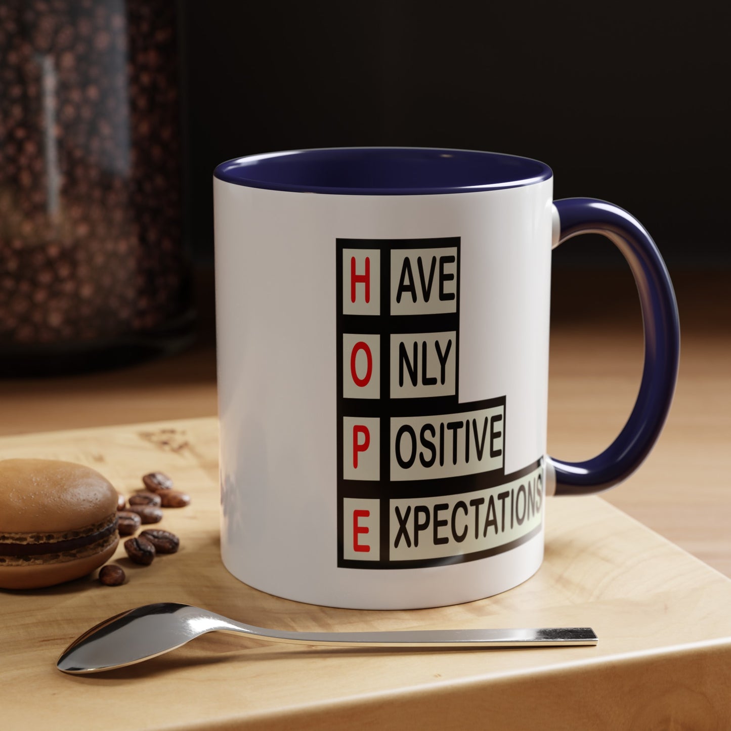 Hope Blocks-Accent Coffee Mug (11, 15oz)