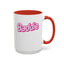 Pink Baddie-Accent Coffee Mug (11, 15oz)