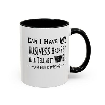 My Business-Accent Coffee Mug (11, 15oz)