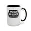 Mind Yours or Invest-Accent Coffee Mug (11, 15oz)