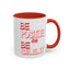 Be Positive-Accent Coffee Mug (11, 15oz)