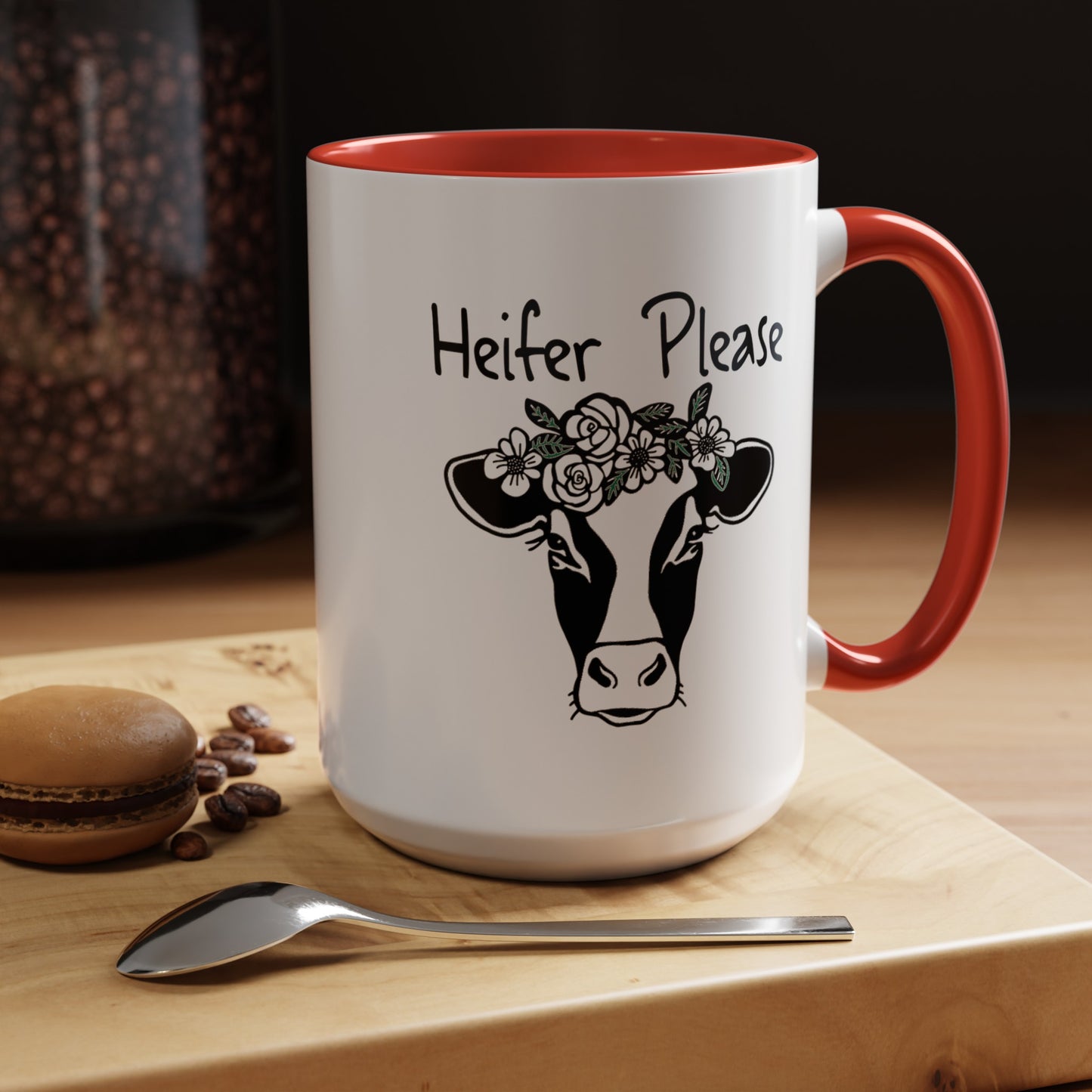 Heifer Please-Accent Coffee Mug (11, 15oz)