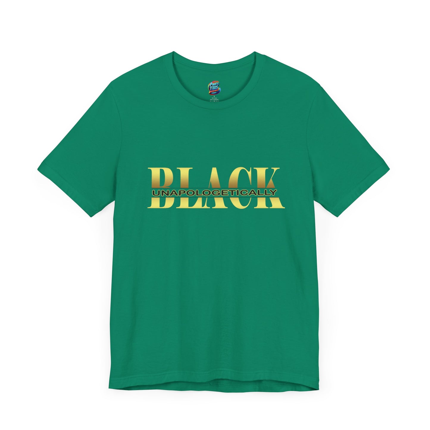 Unapologetically Black-Jersey Knit T-Shirt