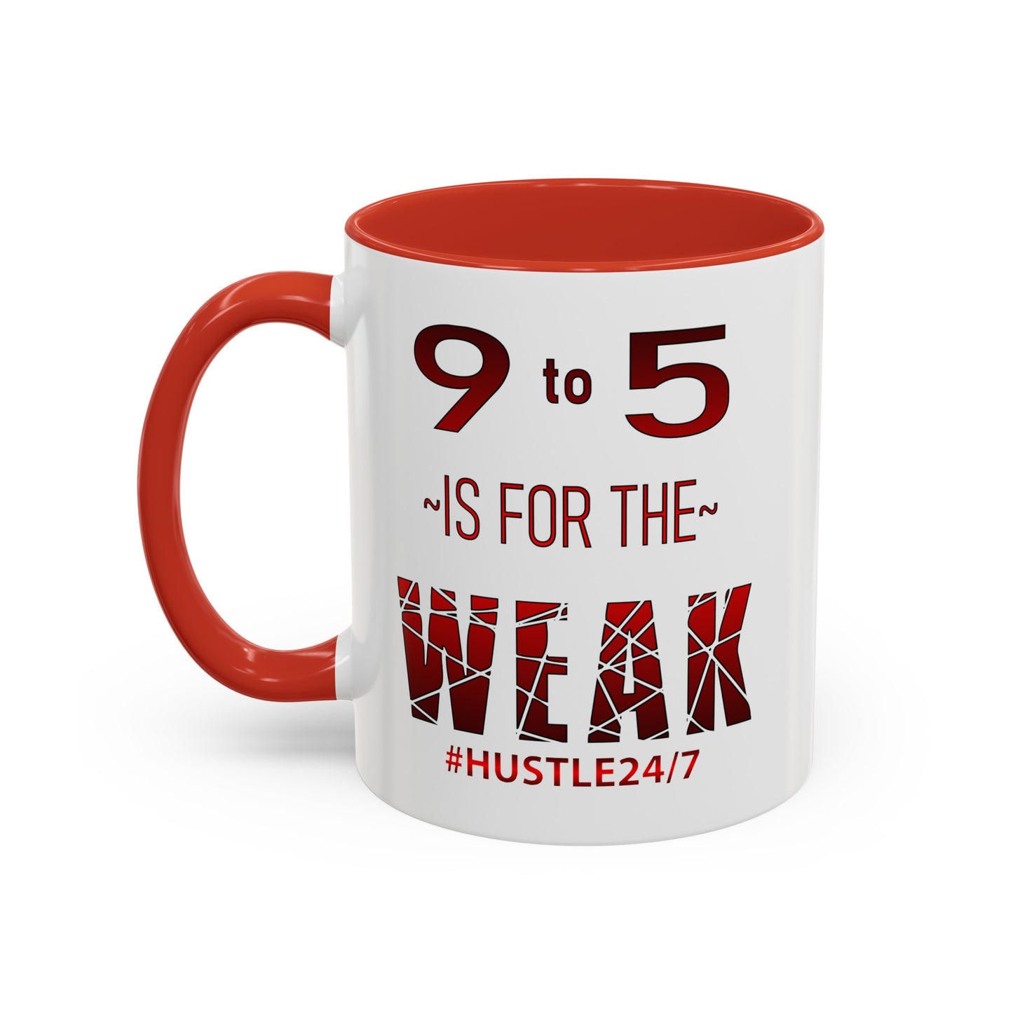 9 to 5-Accent Coffee Mug (11oz, 150z)