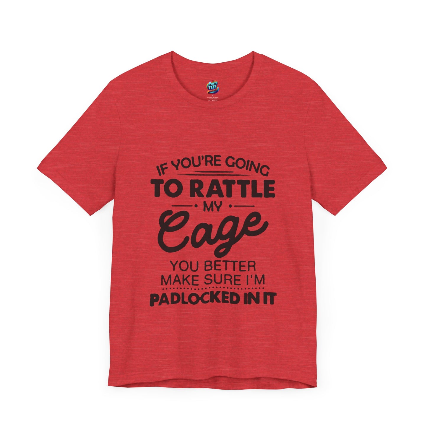 Rattle My Cage-Jersey Knit T-Shirt