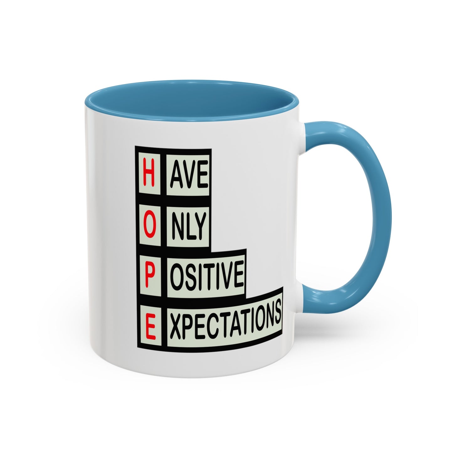 Hope Blocks-Accent Coffee Mug (11, 15oz)