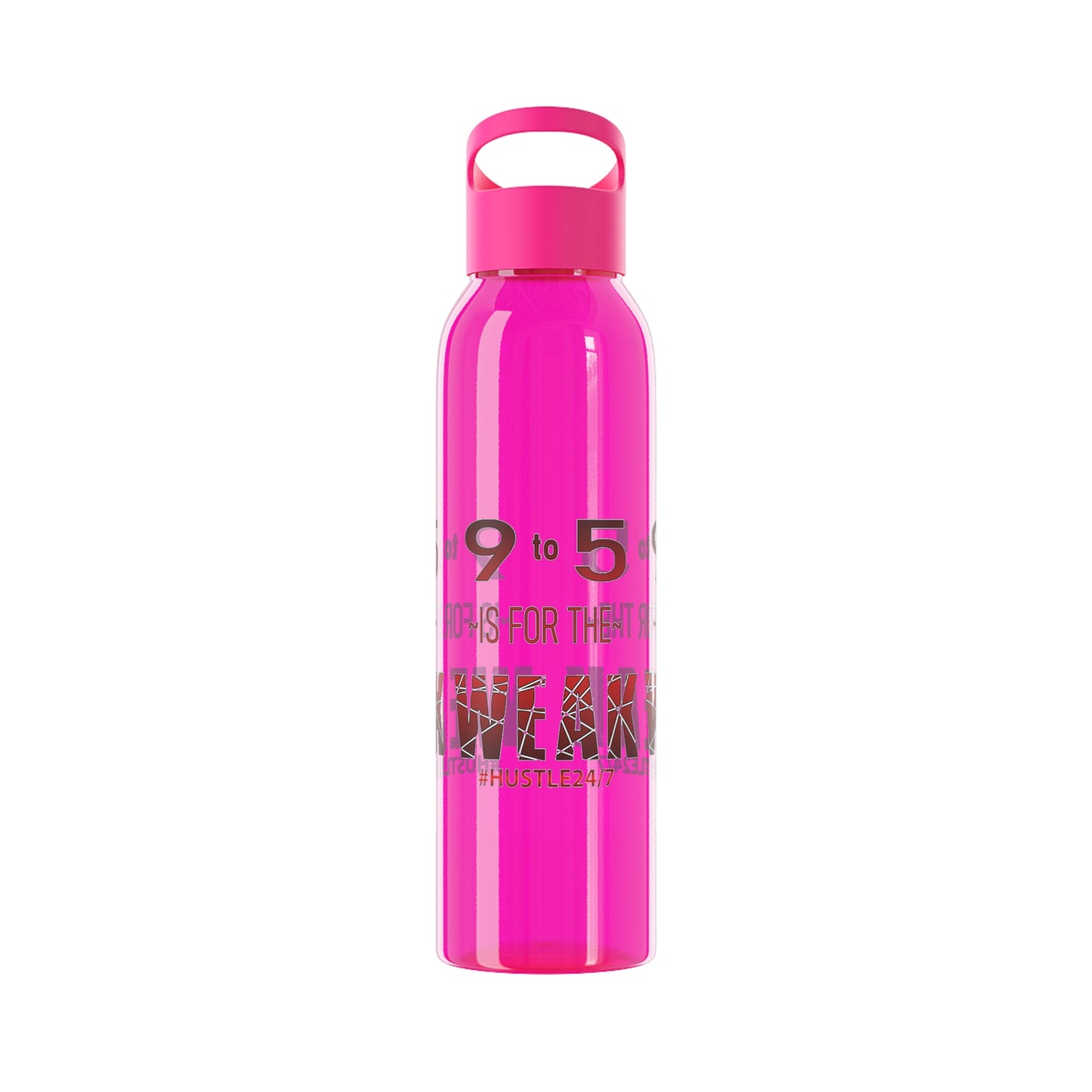 9 to 5-Sky Water Bottle, 21.9oz