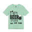 Beer O'Clock-Jersey Knit T-Shirt