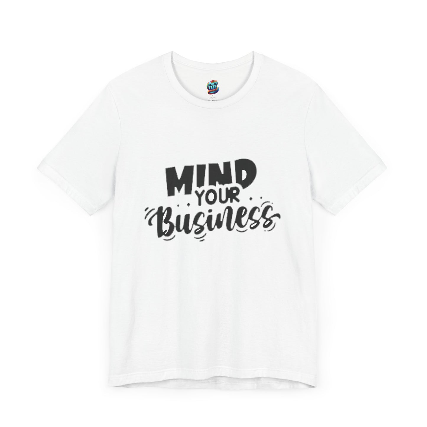 Mind Your Business-Jersey Knit T-Shirt