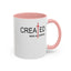 Created With Purpose-Accent Coffee Mug (11, 15oz)