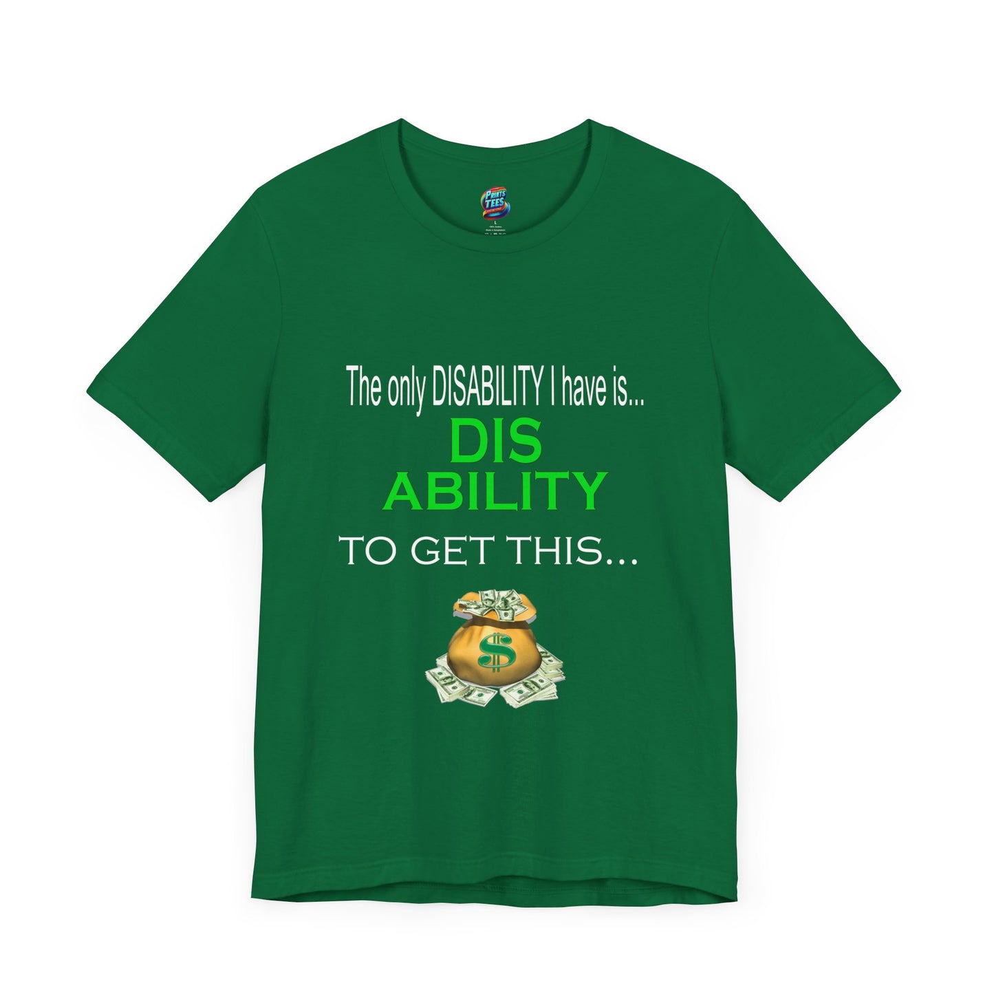 Disability-Jersey Knit T-Shirt