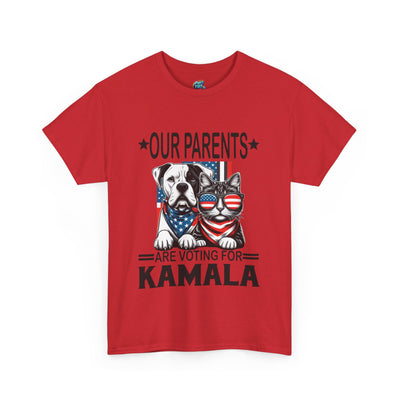 Our Parents Are Voting Kamala-Heavy Cotton Classic Tee