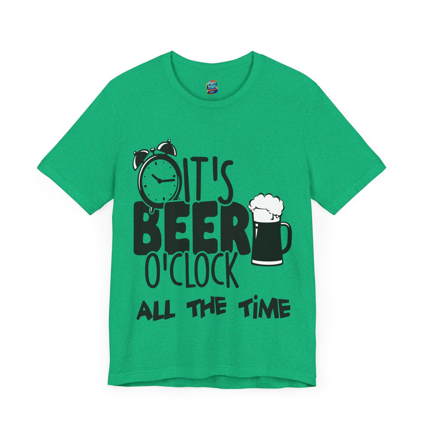 Beer O'Clock-Jersey Knit T-Shirt