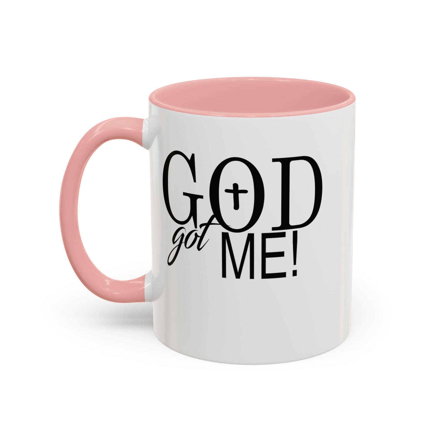 God Got Me-Accent Coffee Mug (11, 15oz)