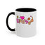 Blessed Flowers-Accent Coffee Mug (11, 15oz)