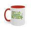 Hello Mother-Accent Coffee Mug (11, 15oz)