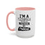 Master Peace-Black-Accent Coffee Mug (11, 15oz)