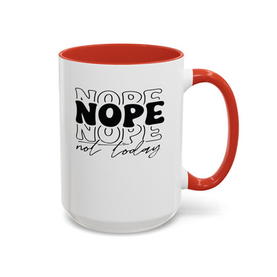 Nope-Accent Coffee Mug (11, 15oz)
