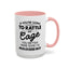 Rattle My Cage-Accent Coffee Mug (11, 15oz)