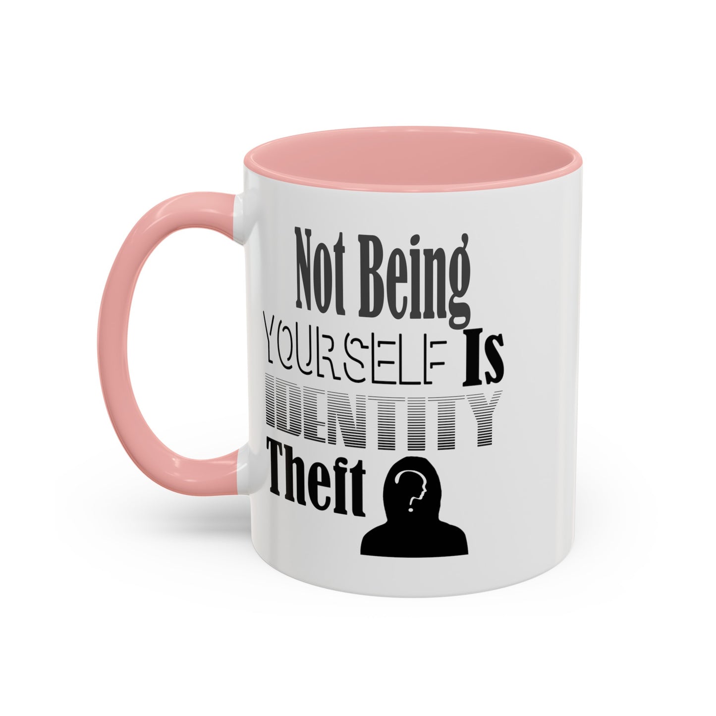 Identity Theft-Accent Coffee Mug (11, 15oz)
