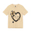 Best Mom Black Heart-Jersey Knit T-Shirt