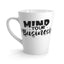 Mind Your Business-Latte Mug, 12oz