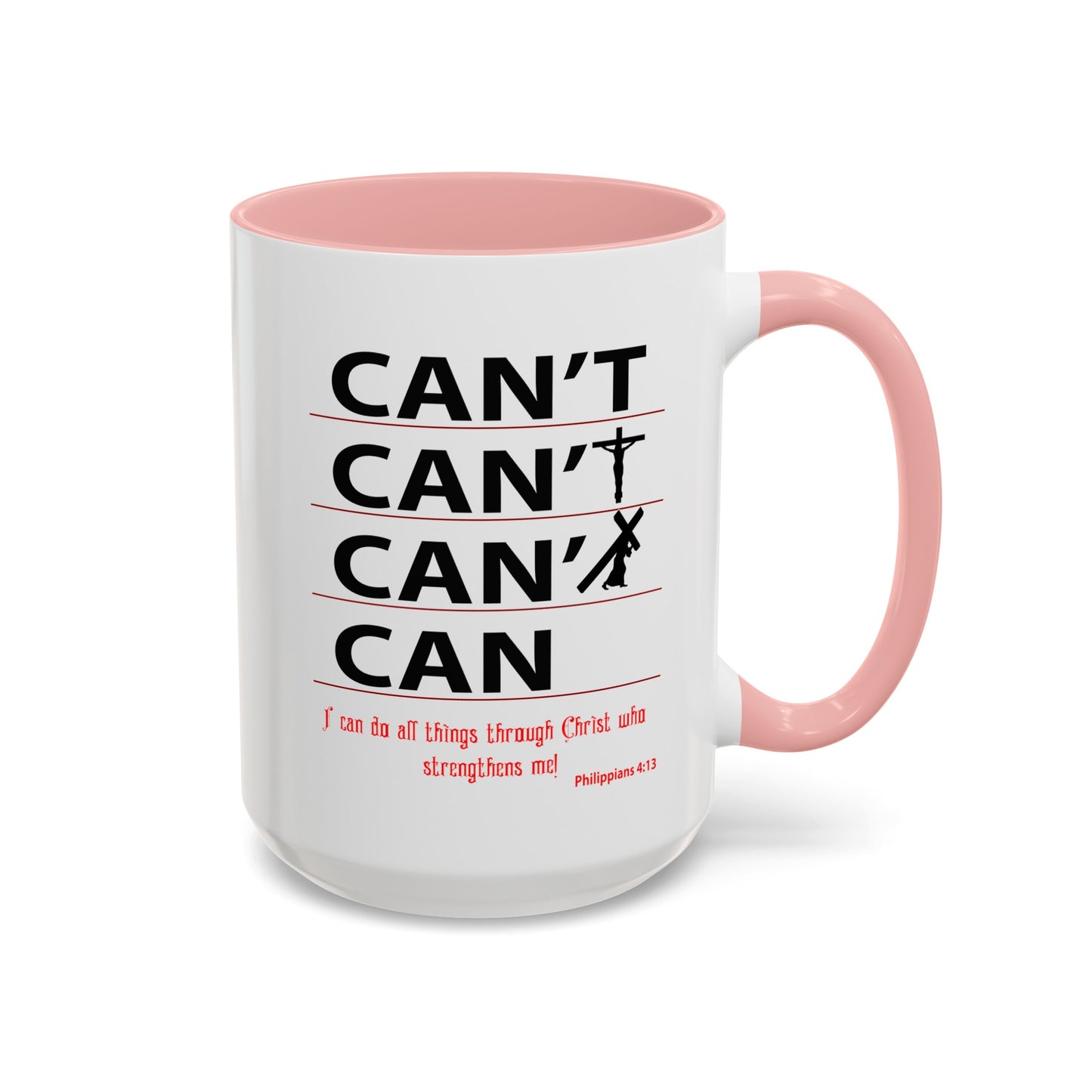 Through Christ-Accent Coffee Mug (11, 15oz)