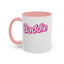 Pink Baddie-Accent Coffee Mug (11, 15oz)